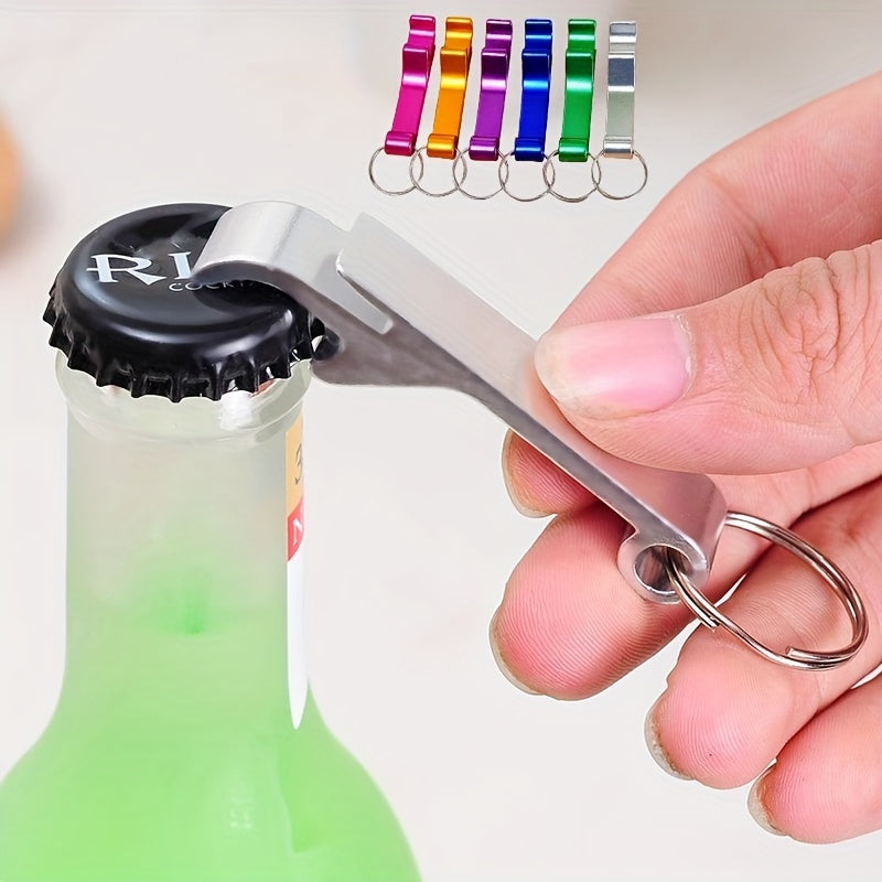 10-pc, Multi-function Aluminum Beer Bottle Opener with Creative Screwdriver Key Ring, Portable Can Opener