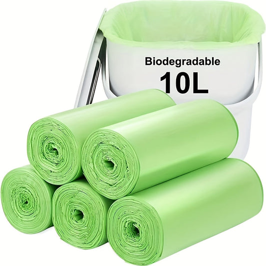 100 biodegradable garbage bags in each roll, measuring 45.01x50.01 cm. These plastic bags are multi-purpose and suitable for use in various settings such as home, kitchen, business, school, office, outdoor, bathroom, and professional use. They are