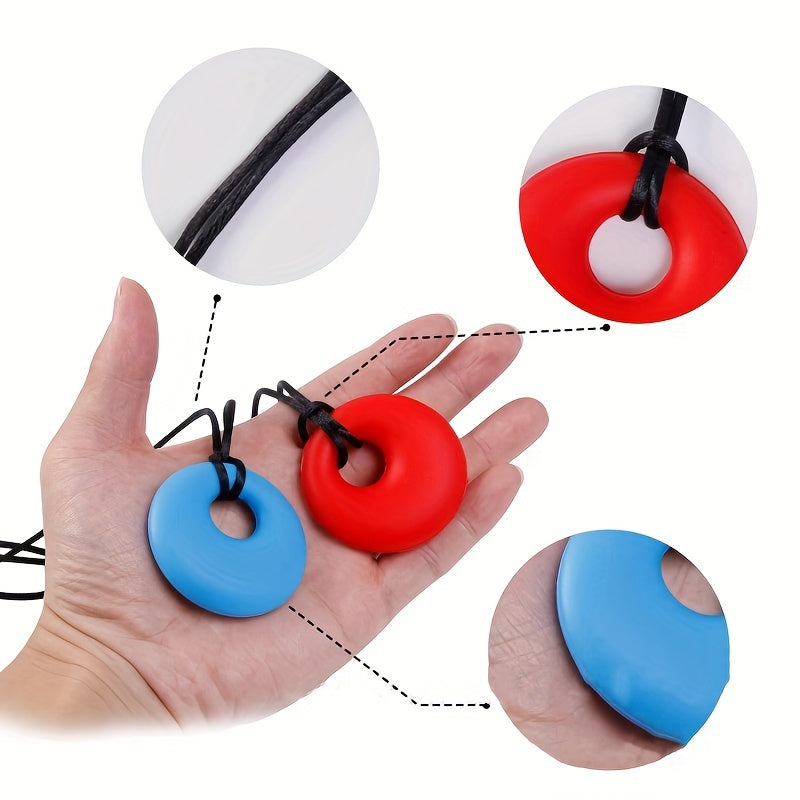 Specially designed silicone foam necklace for kids - Calming teething accessory, promoting relaxation and sensory oral care, ideal present for children