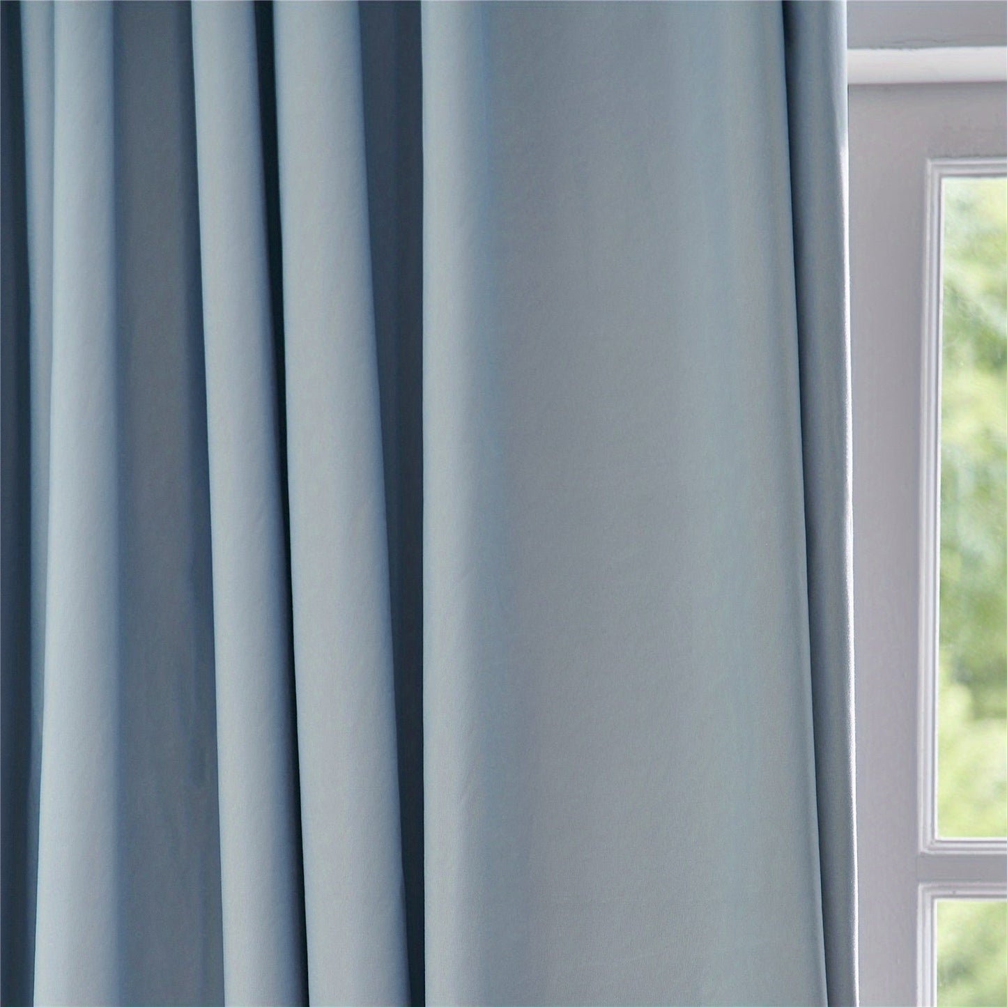 Blackout curtains in black or white color options available for bedroom and living room. These thermal lined curtains are insulated and light blocking, reducing noise in the room. Perfect for use in various rooms including living rooms, bedrooms