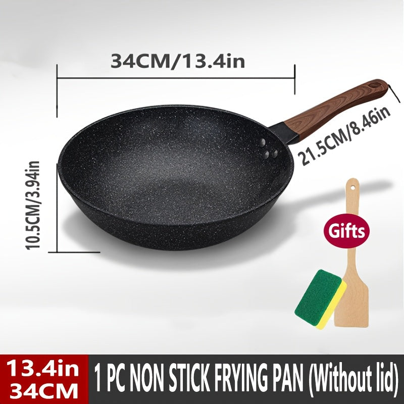 BLX GREEN 1-Piece Cast Iron Non-Stick Frying Pan - Smokeless, Hand Wash Only - Compatible with Induction and Gas Stoves - Durable Cookware for Fried Eggs and Steaks