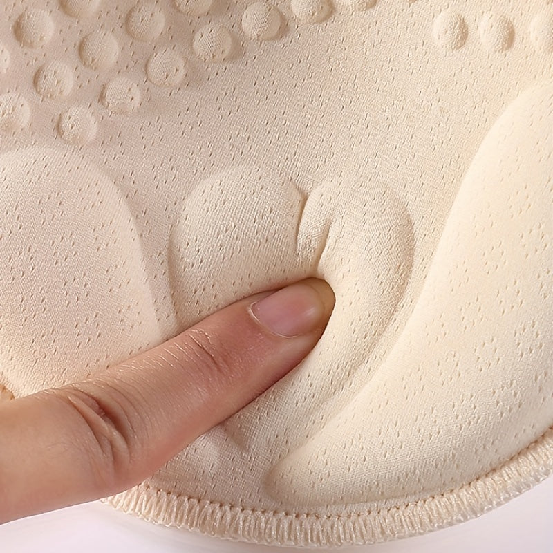 Replaceable inner sponge push up pads for women's lingerie and underwear accessories.