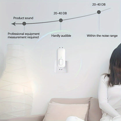 Mini air purifier with negative ion technology ideal for small spaces like bedrooms, offices, and storage areas.