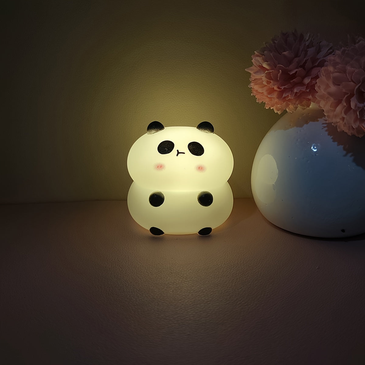 Freestanding Panda LED Nightlight with Toggle Control, Battery Powered, Ideal Gift for Loved Ones