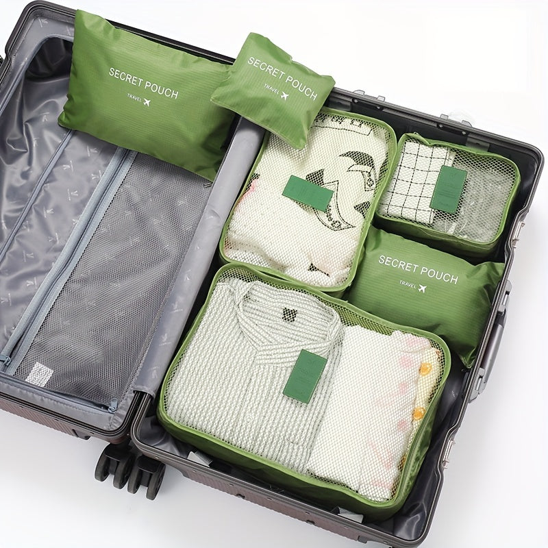 6-piece Travel Storage Set - Versatile organizer for various items.