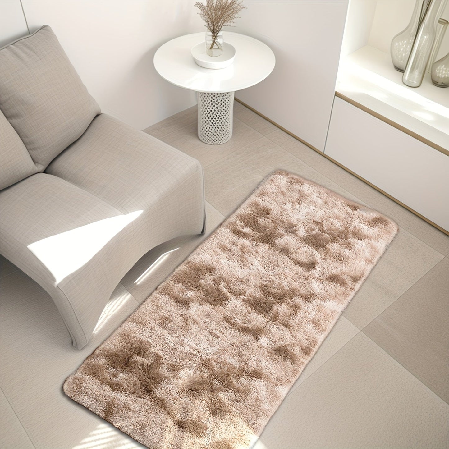 Plush Faux Fur Area Rug - Luxuriously Soft, Non-Slip, Long-Lasting, and Easy to Clean - Perfect for any Room in your Home with a Variety of Colors to Choose From