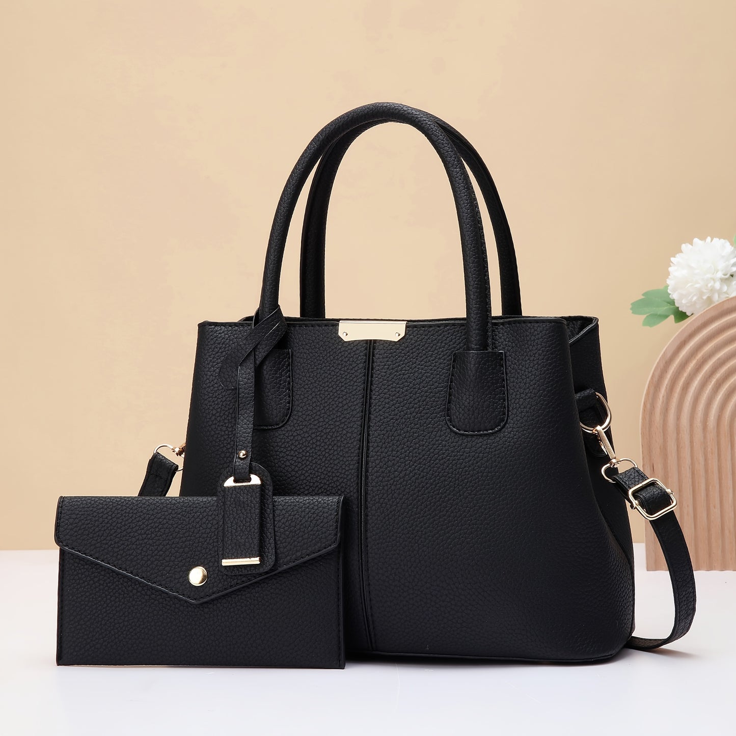 Gift mom a stylish and practical tote and crossbody bag set for Mother's Day.