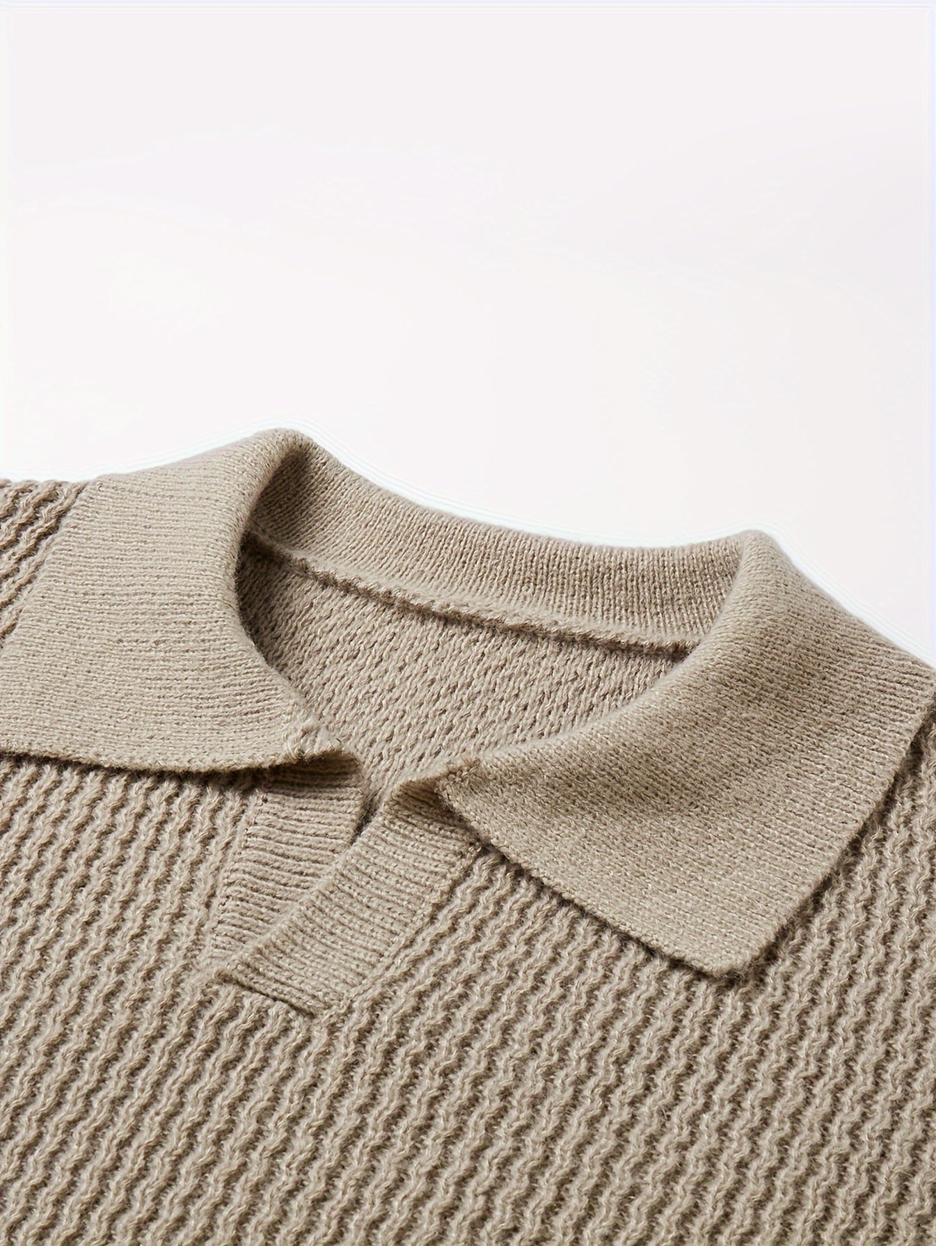 OBM Fashion Knit Sweater - Casual drop shoulder, solid color pullover for couples, ideal for fall/winter