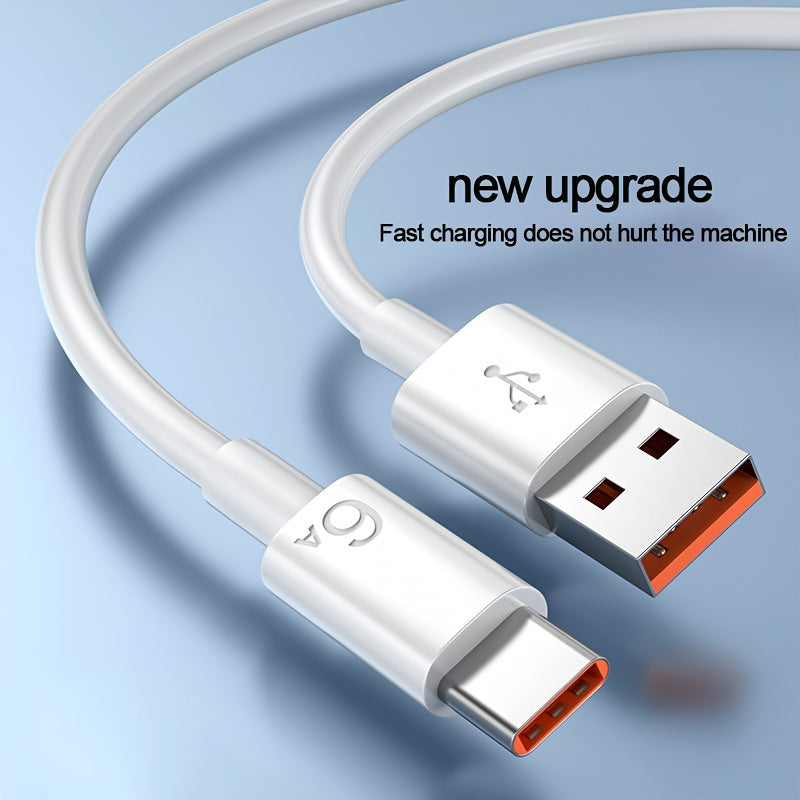 Long USB-C fast charging cable for various Android phones, cameras, printers, and other devices, with power distance charging capability (no data transfer).