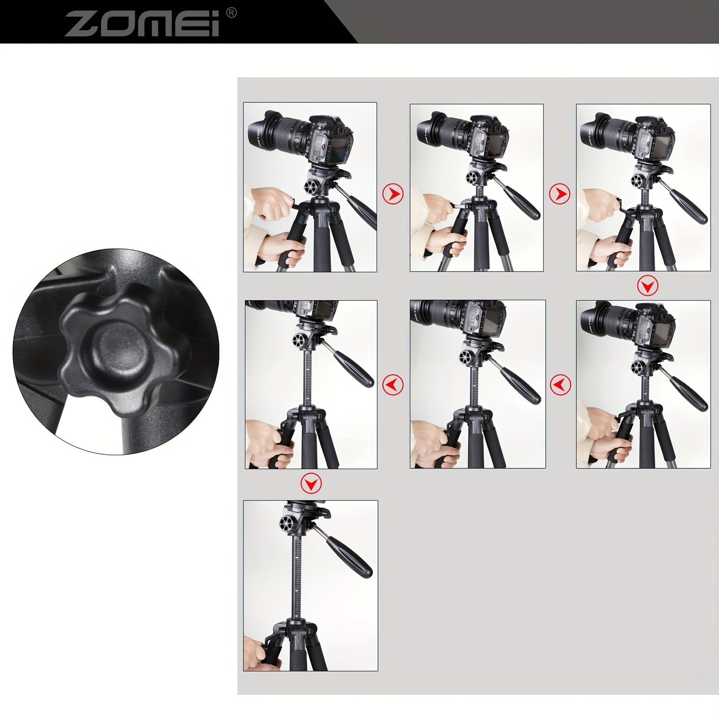 139.7 cm aluminum heavy-duty camera tripod suitable for SLR cameras, with portable bag and compatibility with most mobile phones.