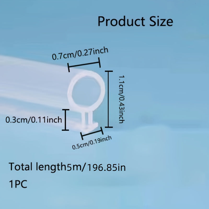 Silicone window sealing strip for 1 piece, suitable for both internal and external opening windows. Provides sound insulation, windproofing, collision prevention, heat preservation, and insulation.