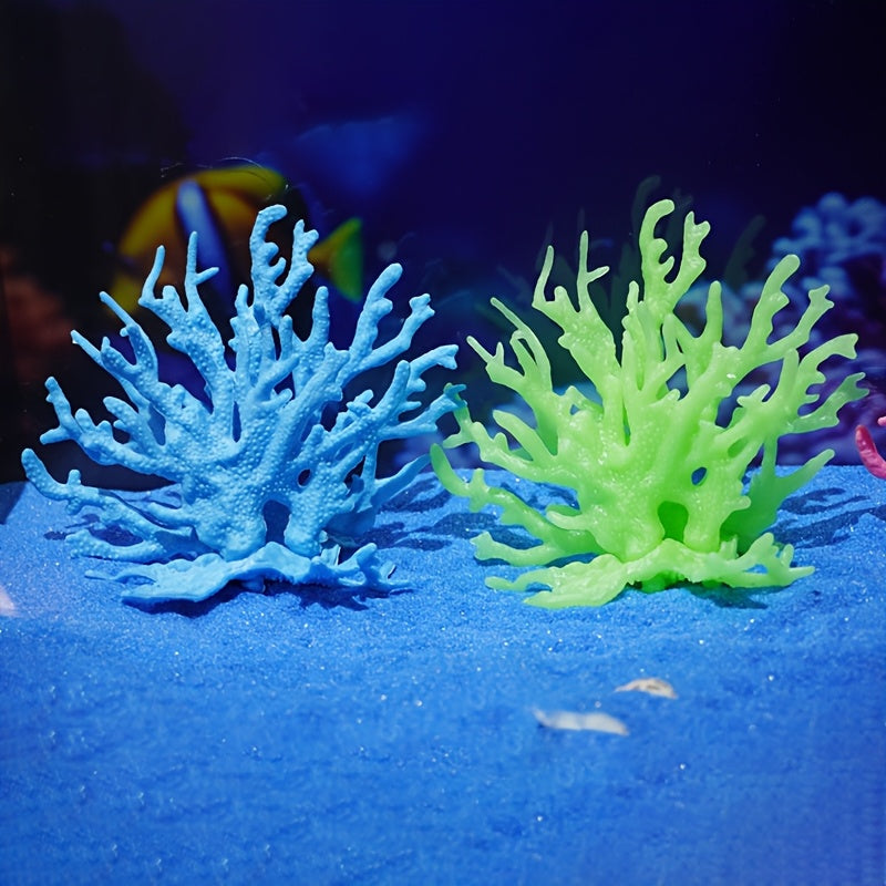 Imitation coral decoration for aquariums and living rooms.