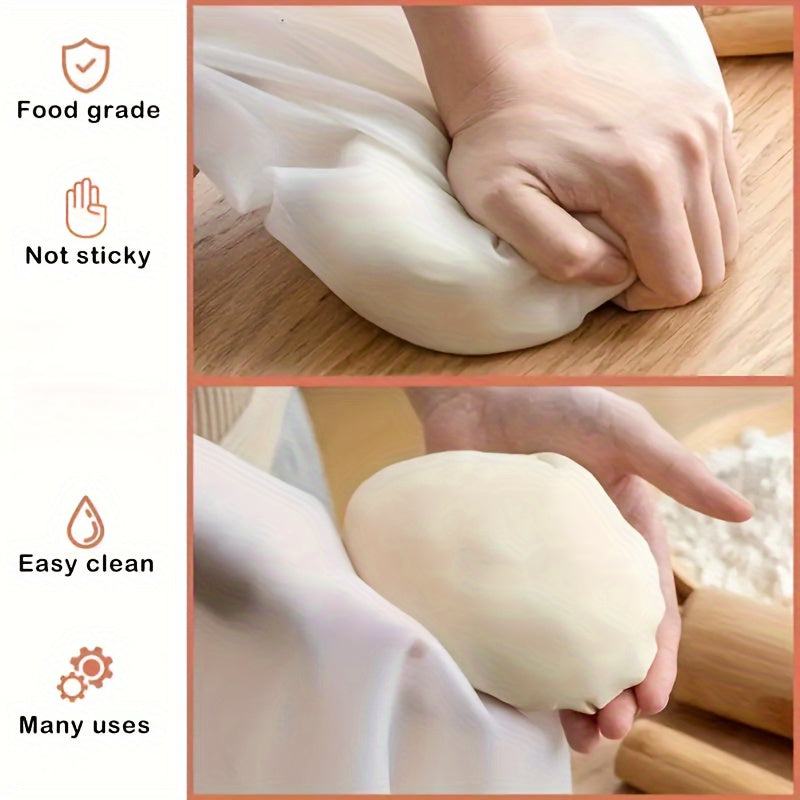 Upgrade your baking experience with the 1pc Premium Silicone Kneading Bag! This food-safe, versatile dough mixing and storage solution is ideal for making bread, pastry, pizza, corn cake, and more. No electricity is required, making it the perfect tool