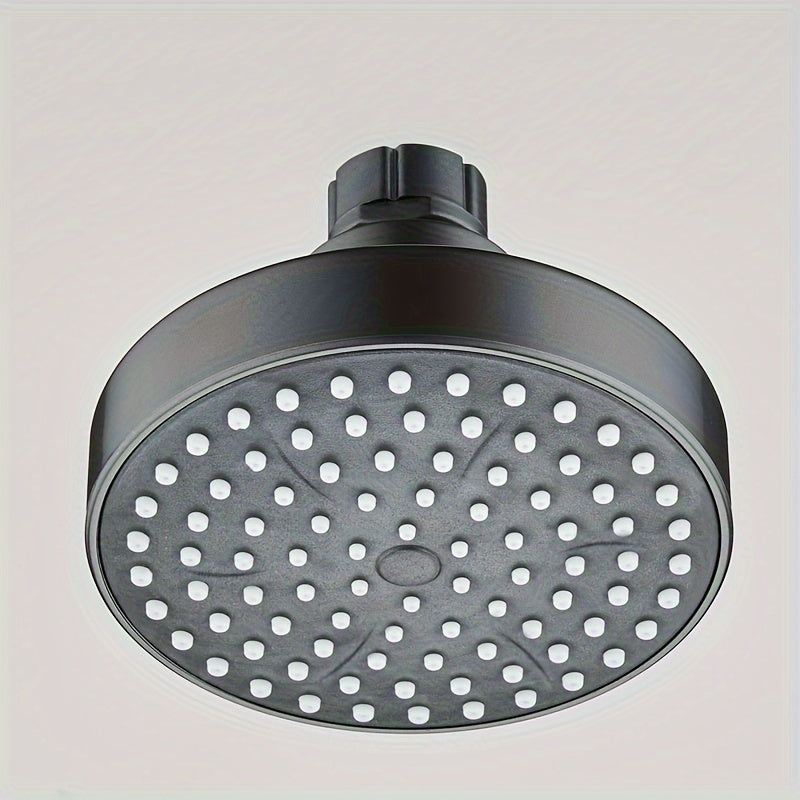 1pc High-Pressure Round Rainfall Shower Head with Painted Finish, for Rain Shower Setting, Wall & Ceiling Mount Compatible.