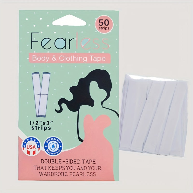 50pcs of invisible anti-slip stickers with skin-friendly adhesive prevent slipping for women's lingerie and underwear.