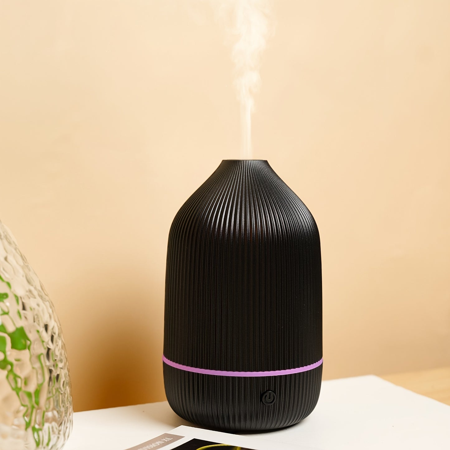 USB fragrance diffuser with Soundwave technology, ideal for home, office, and travel. Great for gifting.