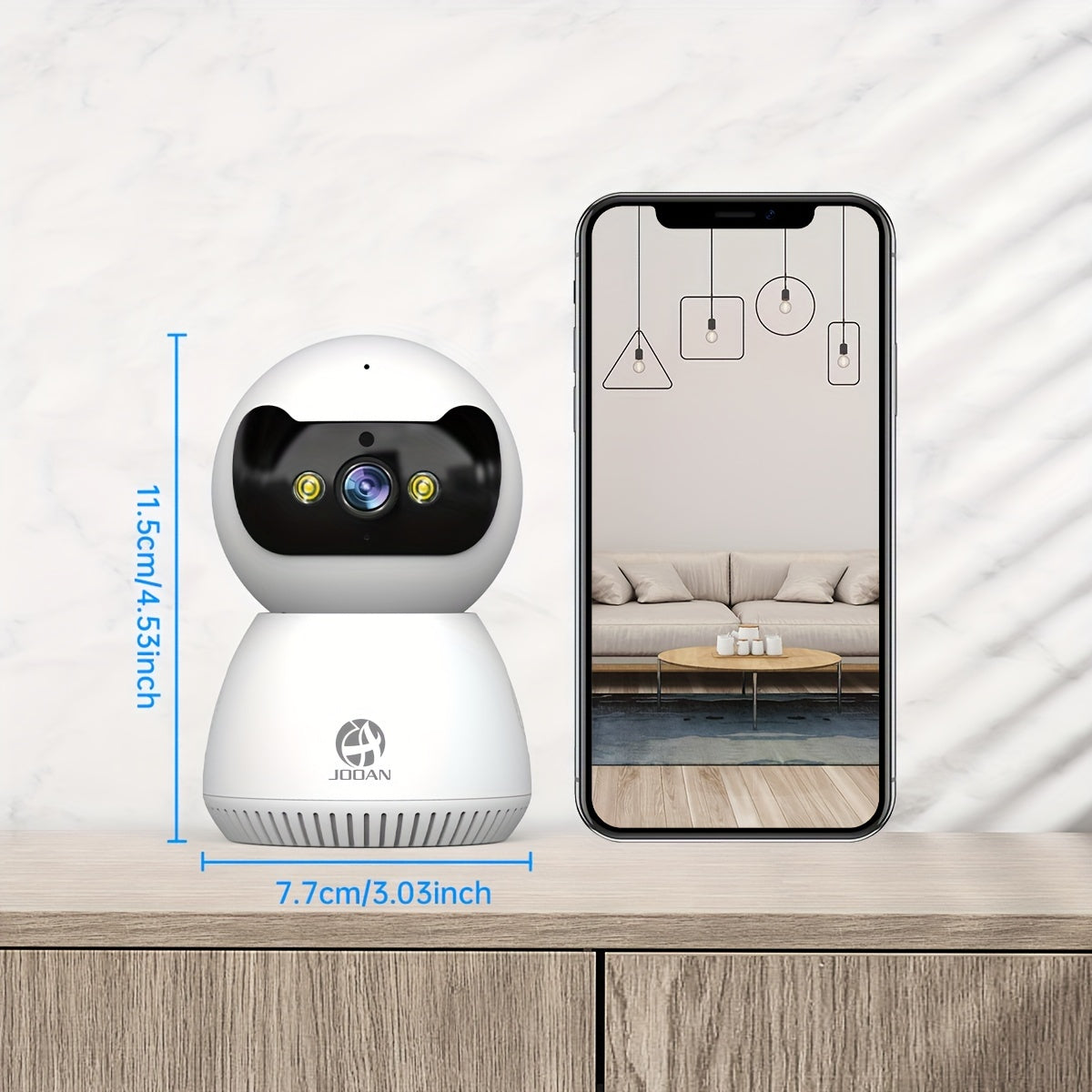 Advanced 1080P HD Security Camera featuring Automatic Tracking, Full Color Night Vision, and Two-Way Audio - Dual Band 5G WiFi IP Camera for Home Surveillance