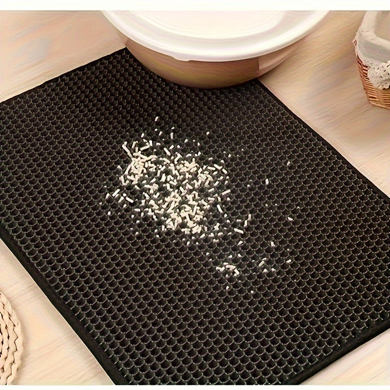 Dual-Layer Cat Litter Mat made of EVA Material for Indoor Cleanliness Protection