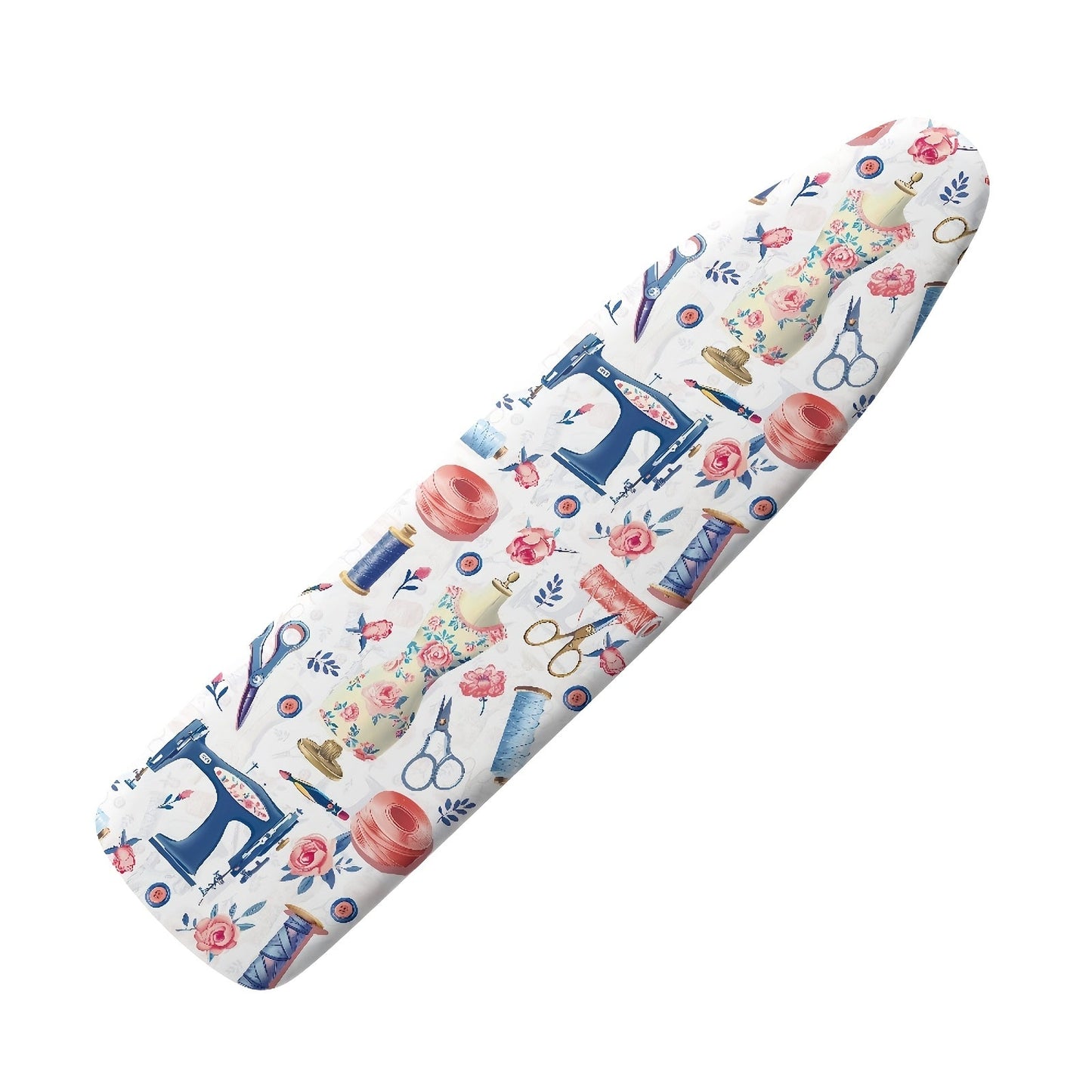 Cartoon Ironing Board Cover with Elastic Edge - Craft-Friendly, Stain-Resistant, Non-Slip, Standard Size - Ideal for Home Laundry Room Sewing Machines