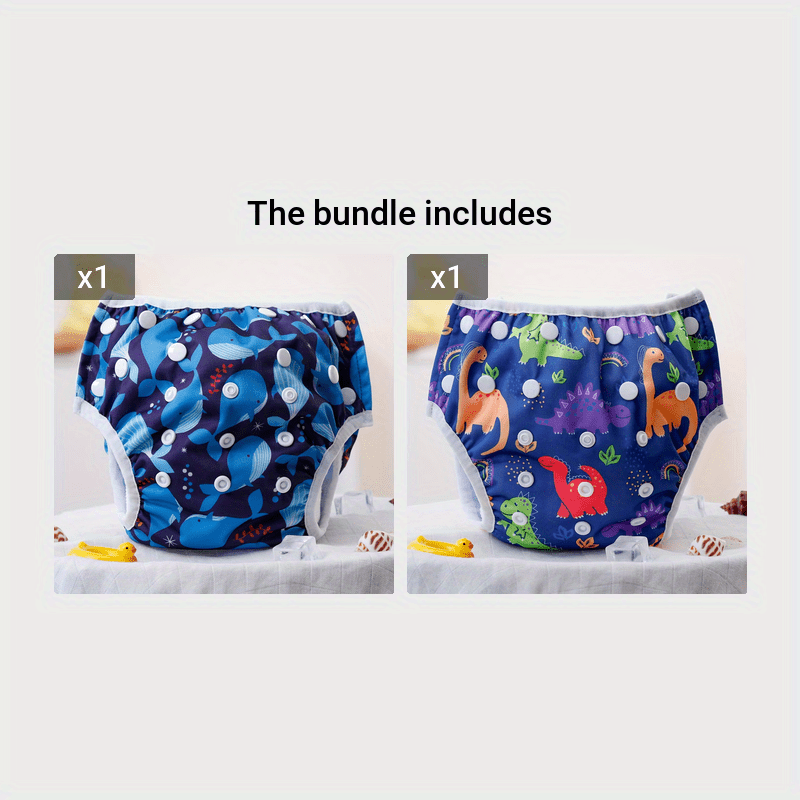 Soft, breathable, and waterproof swim wear for babies and newborns. These adjustable, easy-wash swim diapers are reusable for convenient and eco-friendly use.