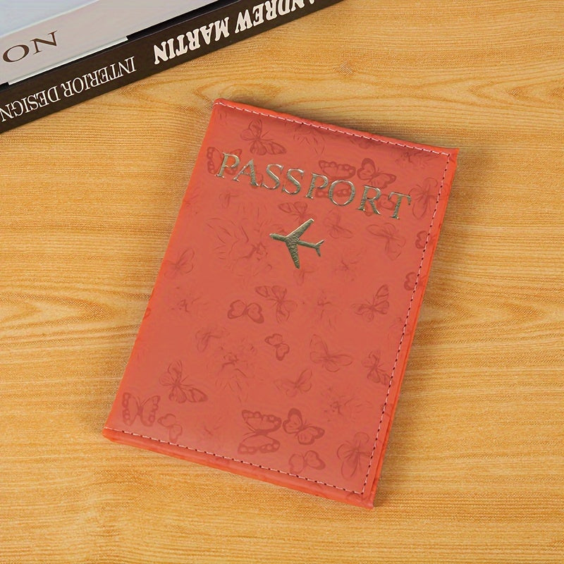 Butterflies Passport Sleeve Book with ID card and air ticket slot.