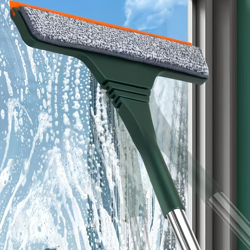 This special squeegee is designed for home use and is ideal for cleaning windows in high-rise buildings. Its double-sided scraping feature makes it perfect for tackling those hard-to-reach windows.