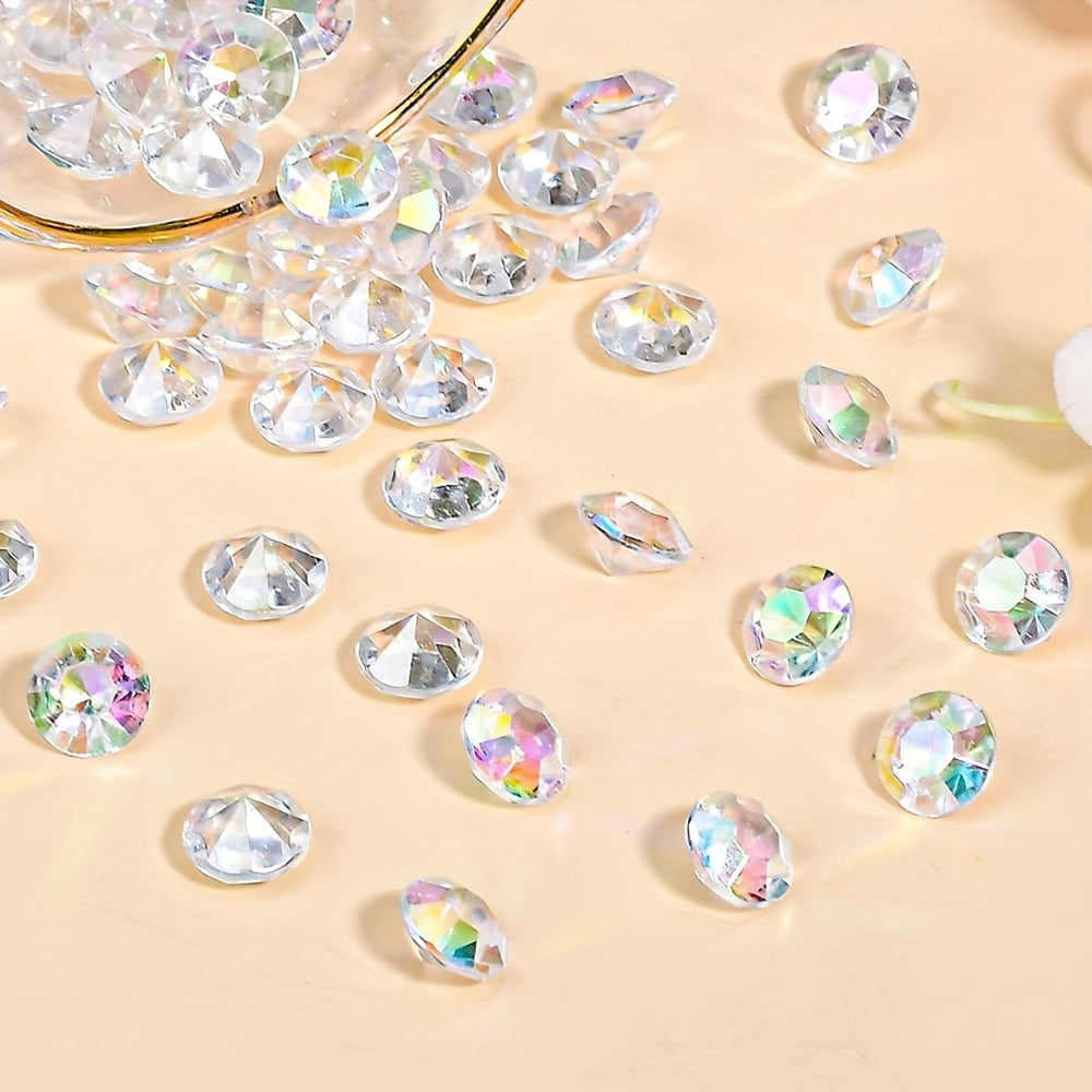 150 pieces of acrylic artificial diamonds for wedding, desktop, vase, party, and DIY decorations.