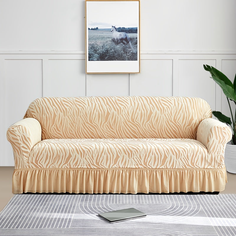 Dustproof sofa slipcover for all seasons, universal fit for couches, protects furniture in home decor.