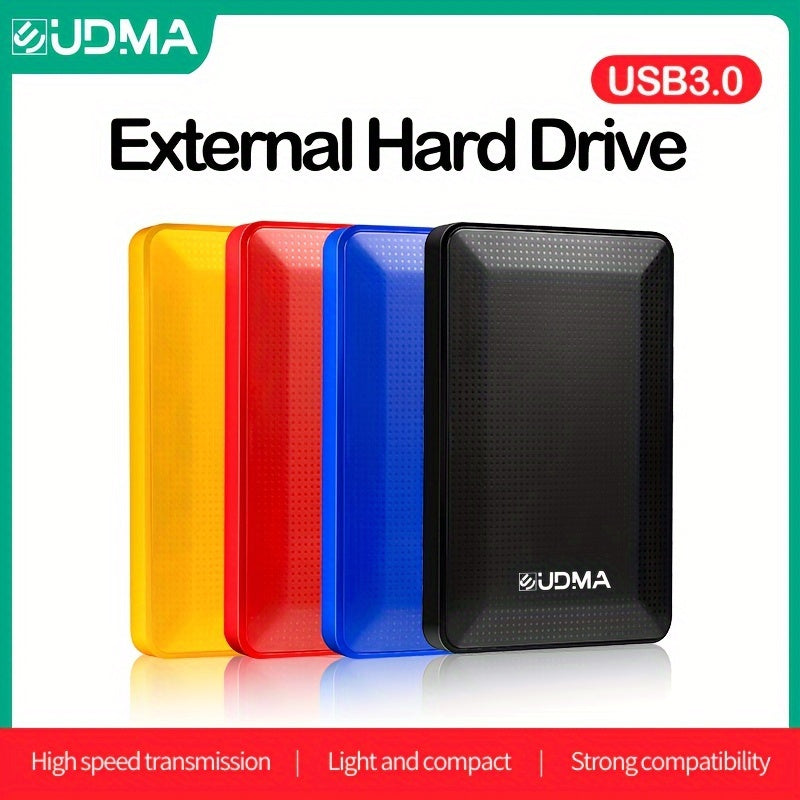 UDMA 1TB mobile hard drive for storing large files and media.