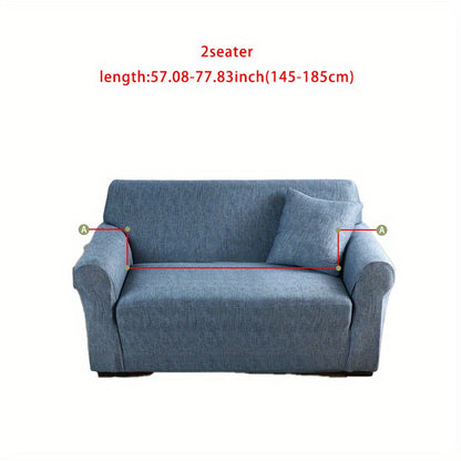 Sofa cover with elastic spandex for lounge chair, available in various sizes.