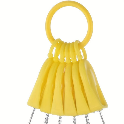 The 6-Pack of Long Straw Cleaning Brushes comes in multiple sizes and is designed with a comfortable grip. Made with a combination of metal and plastic, these pipe cleaners are perfect for cleaning in the kitchen without the need for electricity. They