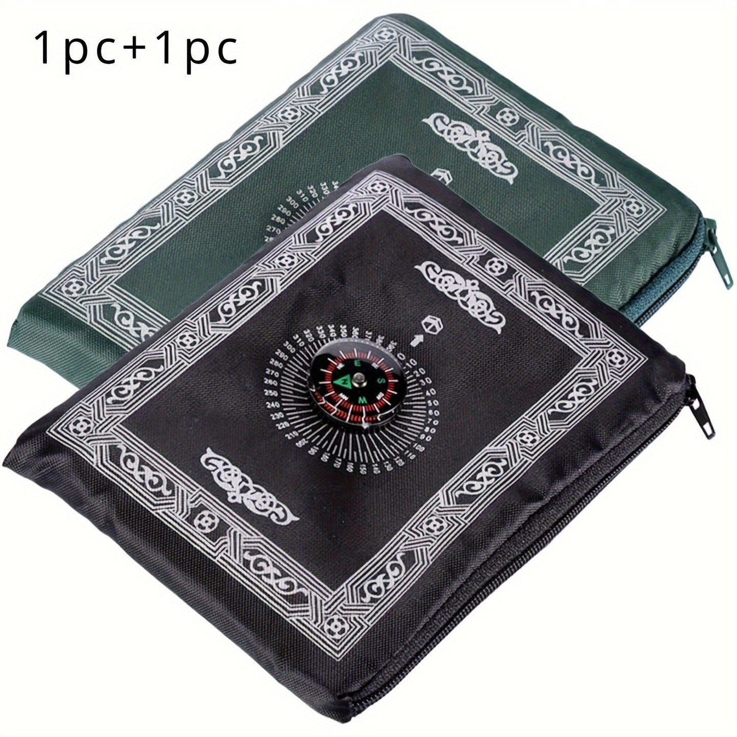 Muslims can now travel in comfort and style with this Travel Prayer Mat. Made from waterproof polyester, this portable worship blanket is perfect for use anywhere. It comes with a built-in compass for easy orientation during prayer, and is machine