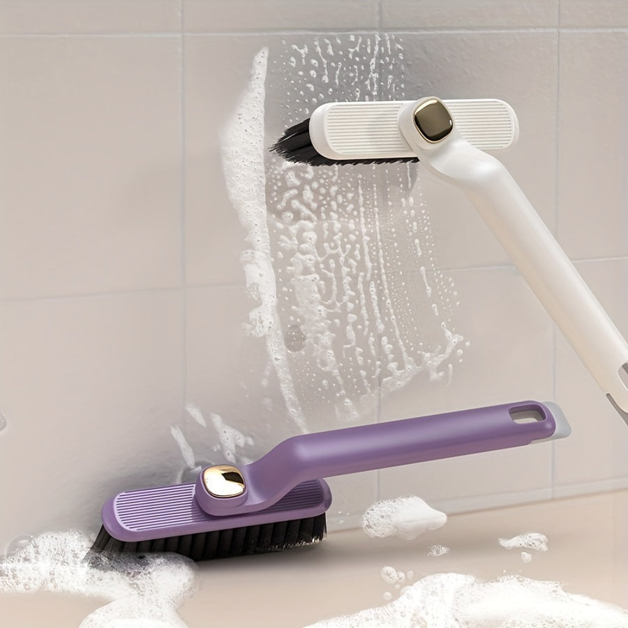 Get the job done with ease using our 3-in-1 Tile Cleaning Brush made of durable polypropylene. Featuring a 360° rotating head and reusable scrubber, this tool is perfect for cleaning bathrooms and kitchens. Ideal for walls, floors, and window tracks, the