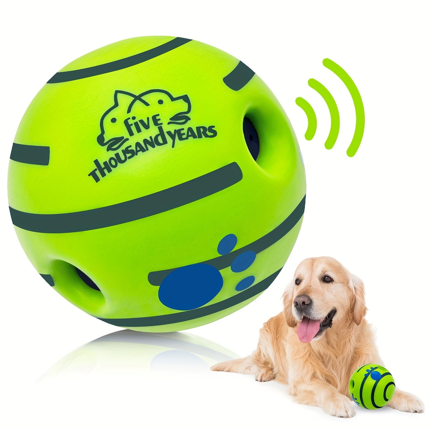 Battery-free Pet Voice Ball Toy for Dog IQ Training