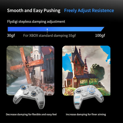 Wireless Flydigi Apex 4 Elite Gamepad with Force Feedback Trigger for Xbox, Steam, and PC - Perfect Gift for Gamers.