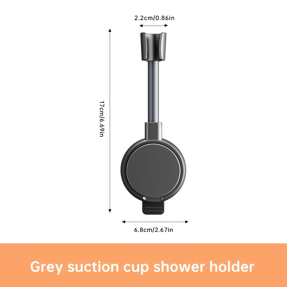 Musurjoy Bathroom Shower Head Holder - Adjustable wall-mounted base, no hole design. Ideal gift for New Year's or Valentine's Day.