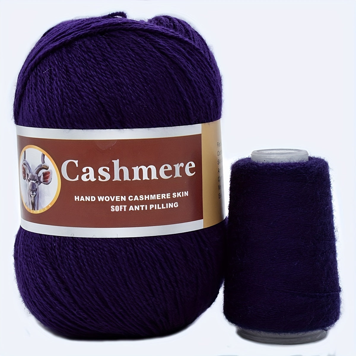 5 hand-woven cashmere blend yarns, 70% pure cashmere, 320m/350yd each in large (50g) & small (20g) skeins. Soft, anti-pilling for crochet & knitting. Ideal for scarves, sweaters, shawls in