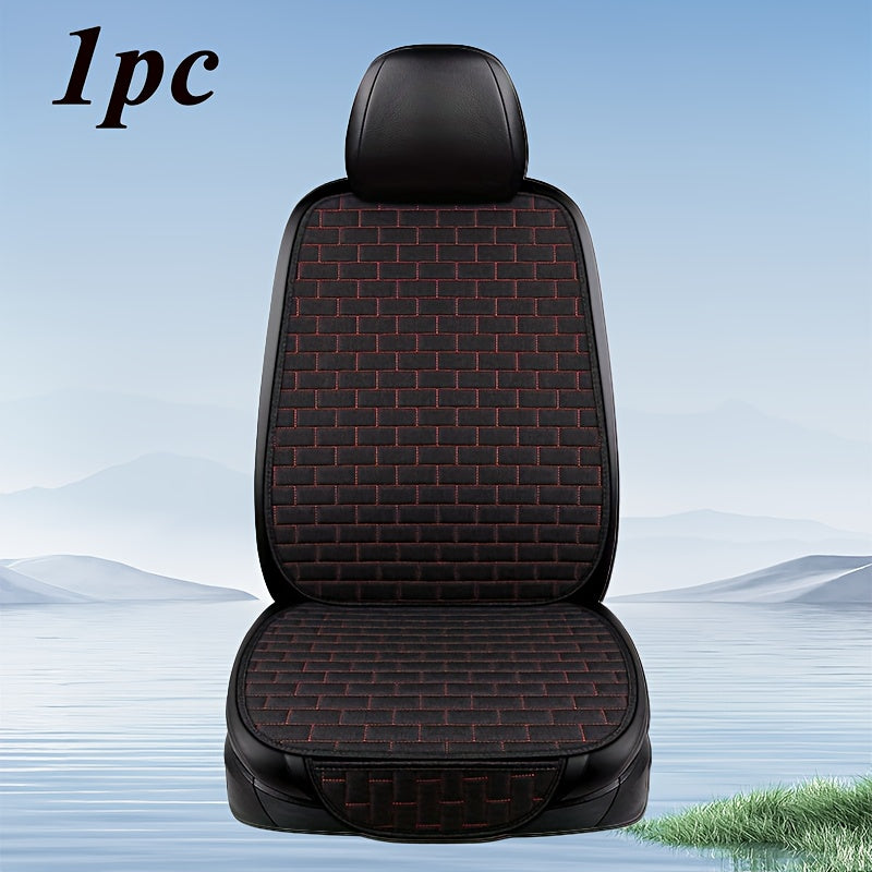 Universal Linen Car Seat Cover protects car seats with comfort.