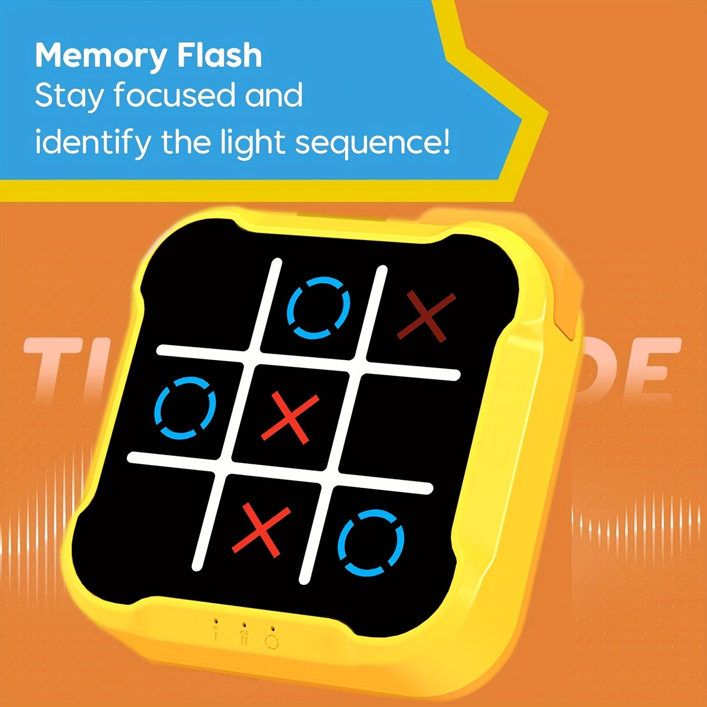 Portable tic-tac-toe game for beginners, suitable for ages 6+, ideal for travel and family gatherings.