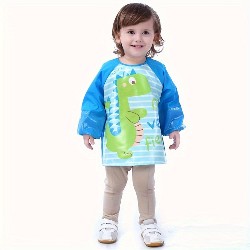 Artists and little ones alike will love the Waterproof Long-Sleeve Smock with Pockets - Perfect for keeping clean during messy activities.