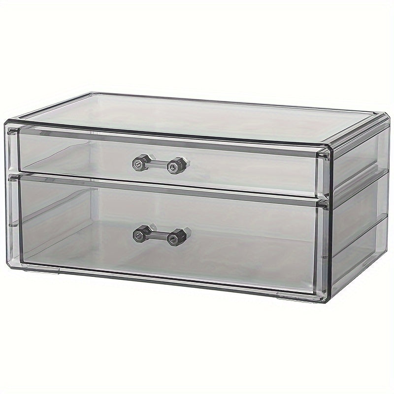 1pc Cosmetic Storage Box Drawer Style for Makeup and Skincare Products on Desktop Dressing Table