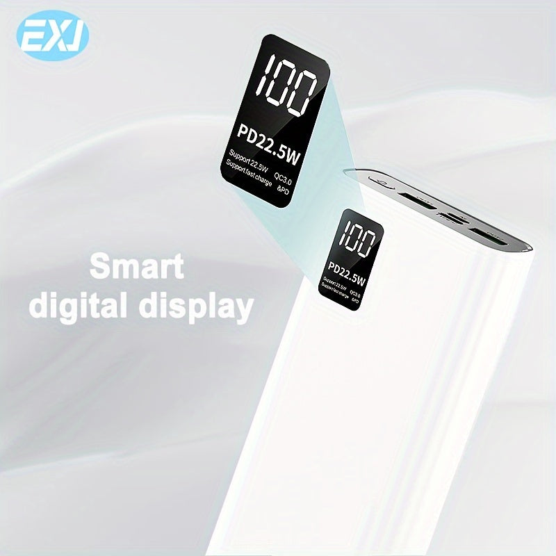 20000mAh power bank with 22.5W portable charger for iPhone 12 Pro and Android devices.