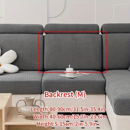 Modern Jacquard Sofa Cover made of durable polyester & spandex blend, non-slip, pet-friendly, easy care, suitable for armchair to sectional sofas.