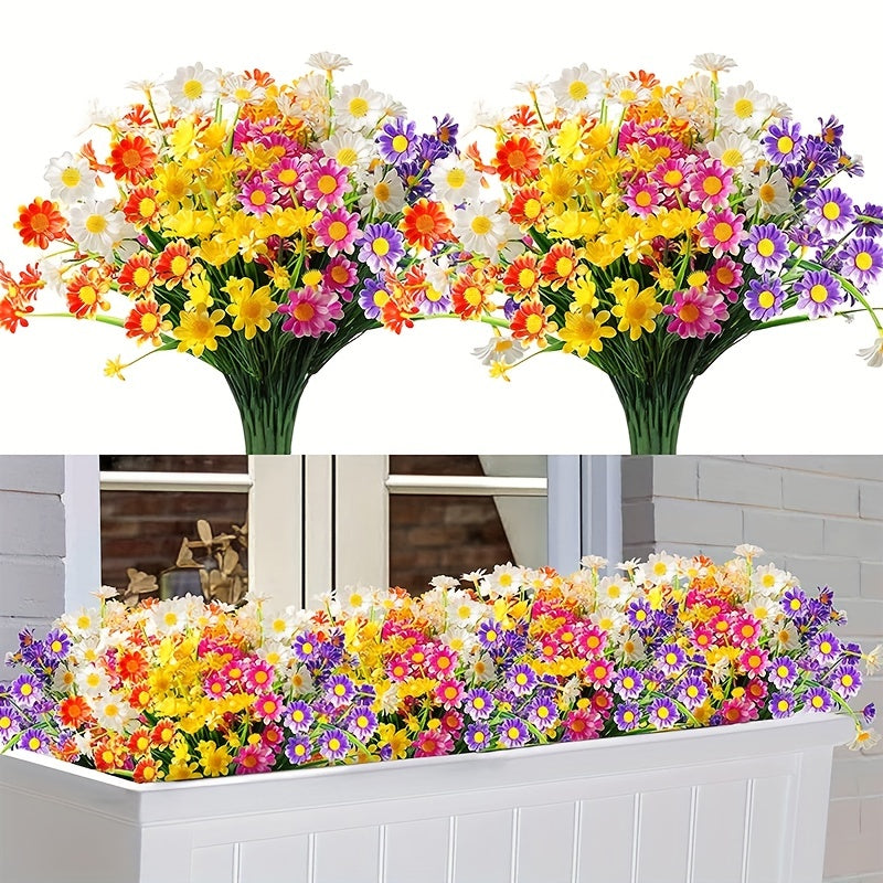 1 piece Daisy Artificial Flower with Anti-UV Non-fading Plastic for Home Decoration Indoors or Outdoors