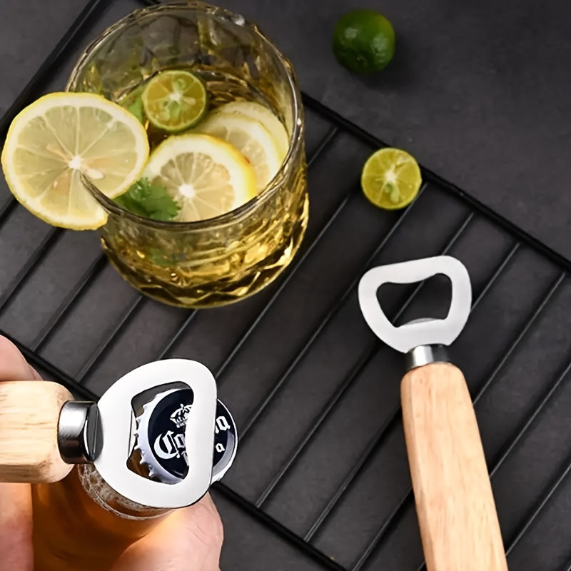 Wooden bottle opener set of 10 or 20 - ideal for opening beer, wine, and soda bottles in home bars and kitchens. Durable, handheld design with comfortable grip. Great for daily use or gifting.