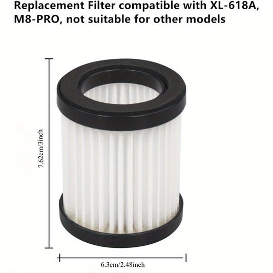 Get a new filter for your XL-618A and M8-PRO cordless stick vacuum with the MOOSOO Replacement Vacuum Cleaner Filter. This high-efficiency HEPA filtration option is washable and built to last.