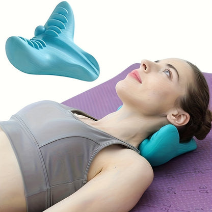 The Gravity Pressure Neck Massager features a unique C-shaped curve design with a neck bulge, made from lightweight EVA non-woven material. Measuring 21.01*16.0cm, this massager is equipped with 15 bulging massage points for precise targeting of neck