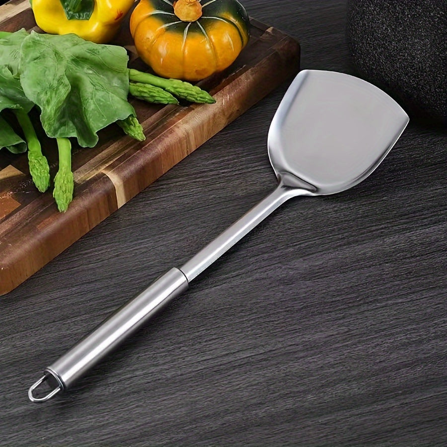 5-piece stainless steel kitchen utensil set - includes food-grade cooking tools such as slotted spoon, soup ladle, serving spoon, and turner. Perfect for holiday gifts like Christmas, Thanksgiving, Valentine's Day, Ramadan, and Mother's Day.