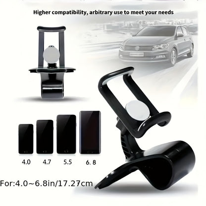 360° swivel car phone holder, dashboard mount for GPS navigation, universal fit, waterproof, no battery needed.