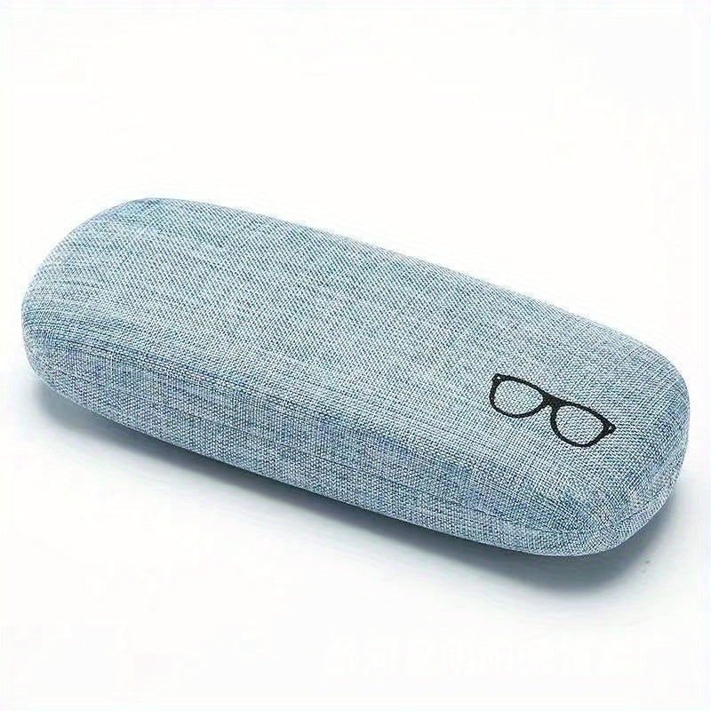 Sturdy Black Glasses Case, Compact Sunglasses/Eyeglass Shell Holder, Easy-to-Carry Sunglass Case